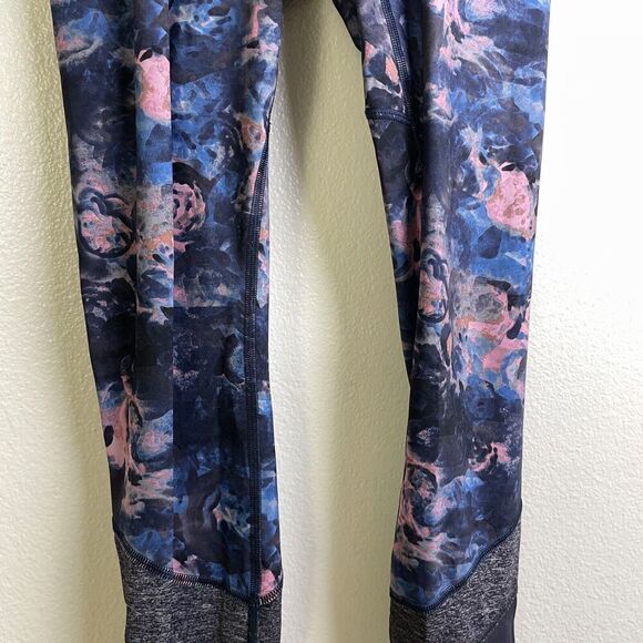 Lululemon If You're Lucky Leggings Size 6 Womens Moody Mirage Mesh Gym Workout - Picture 4 of 9